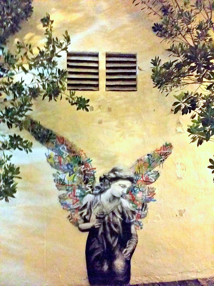 Martin Whatson's angel along Nagore street