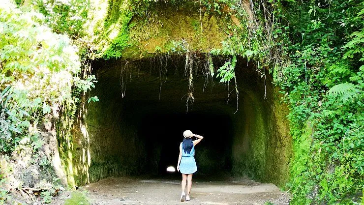 angono petroglyphs entrance tunnel