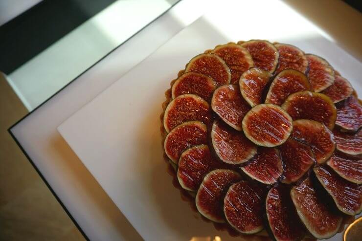 st regis doha grand brunch fig tart 