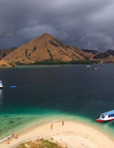 view from Kelor Island Flores Indonesia